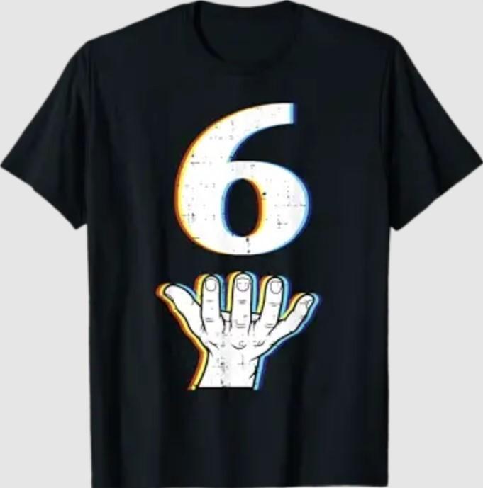 Number 6 Matching 67 Meme Halloween Costume Men Women T-Shirt S разноцветный