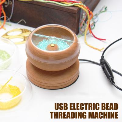 Tworzenie Biżuterii Elektryczny Spinner do Koralików Wygodny Elektryczny Nawlekacz do Koralików Nawlekacz Koralików do Sztuki Bransoletka Charms