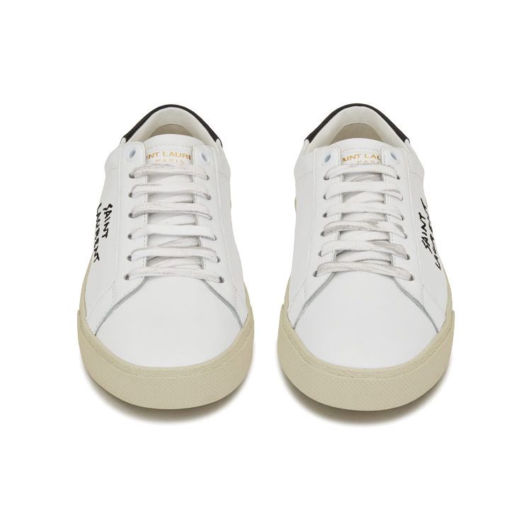 Saint Laurent  Court Classic SL/06 Low Optic White Black 2021 Women Sneakers 610649-08G10-9061