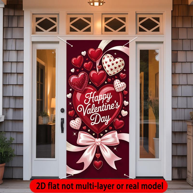 2D Flat - 2D Banner 2D Flat - 2D Banner 1pc 2D Flat Design Banner Valentines Day For Wedding Valentines Day