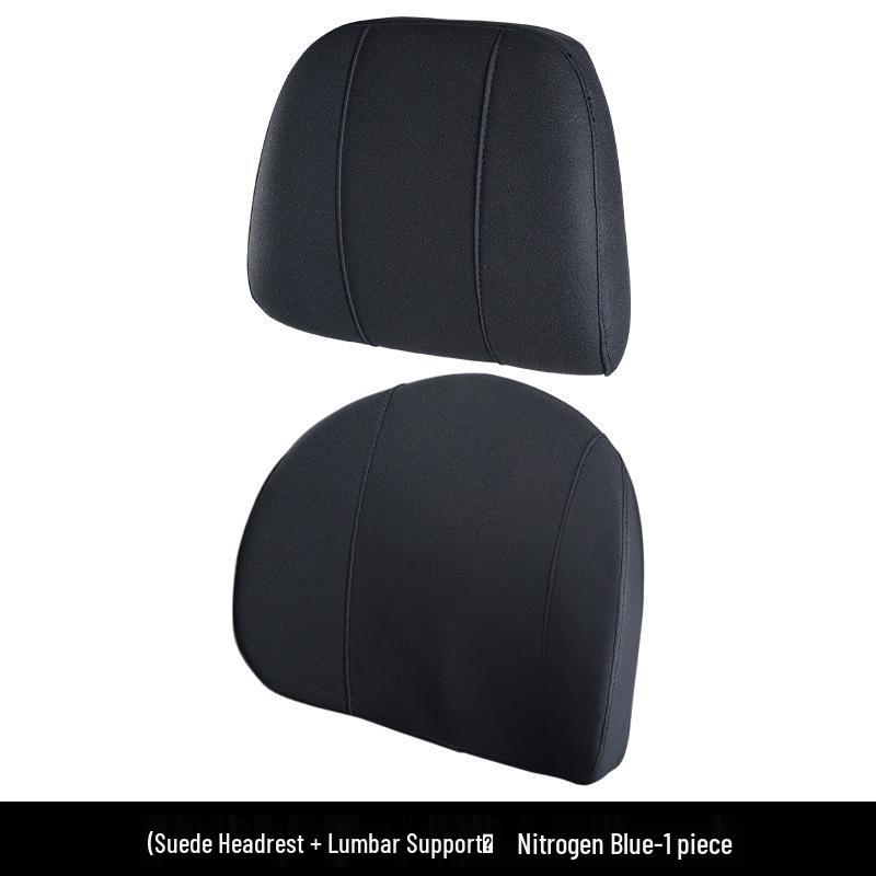 Car Seat Memory Foam Headrest & Lumbar Support Pillow