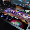 Coldplay Band Color Mouse Pad Large Gaming Table Cushion Non-slip Laptop Tablet Big Mousepad XXL Mat Mini PC Playmat With Lock edge