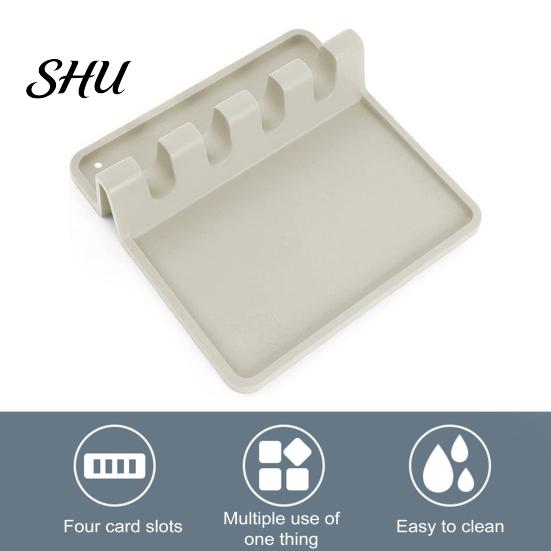 Kitchen Gadget Organizer Utensil Rest Heat-Resistant Fork Chopstick Holding Stand Ladle Tongs Spatula Cooking Classes Accessory Spoon Flexible Smooth