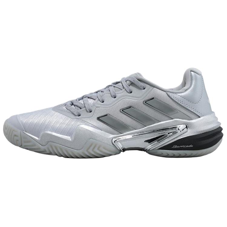 Adidas  Barricade 13 Silver Metallic Dash Grey Women Sneakers JR4223