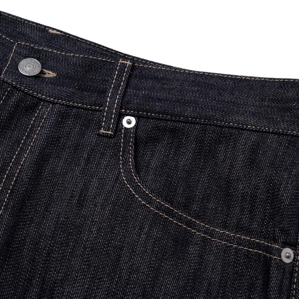 GUCCI Denim Pants With Jacquard Detail Jeans Men's Dark Blue 779657-XDCWP-4759
