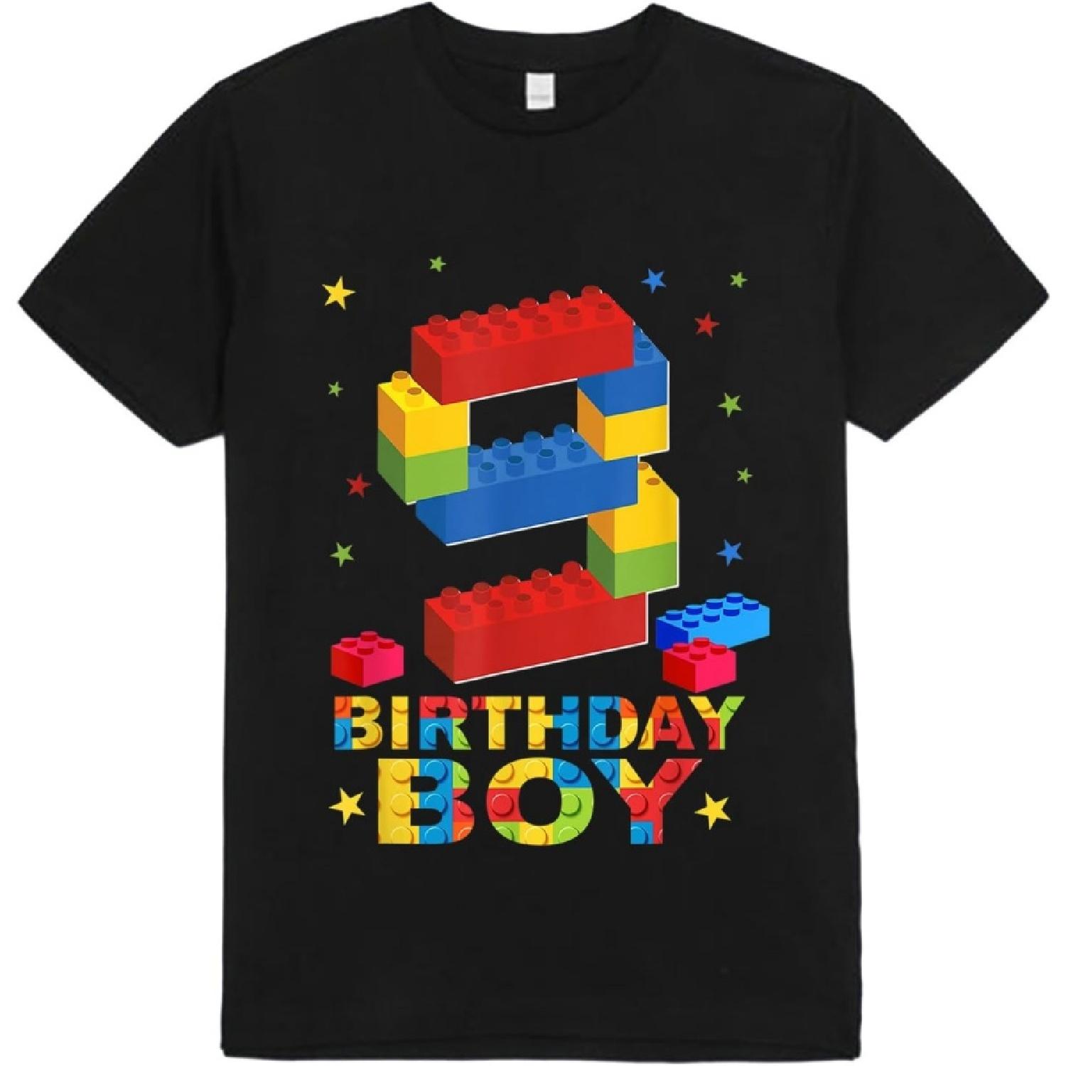 9th Birthday Boy Master Builder 9 Year Old Building Block T-Shirt Sweatshirt Hoodie for Boy Girl Kids(1) XXXXXL разноцветный