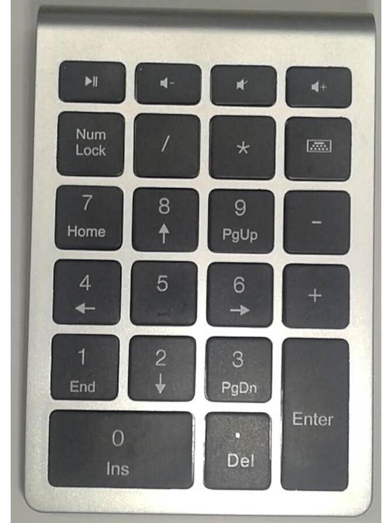 22-Tasten kabellose Bluetooth 5.0-Zifferntastatur für Finanz-, Buchhaltungs- und Börsenanwendungen