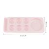 1Pcs Nail Art Palette False Nail Tips Mixing Color Drawing Pallet Gel Polish Display Shelf Manicure Tool Nail Decoration Storage