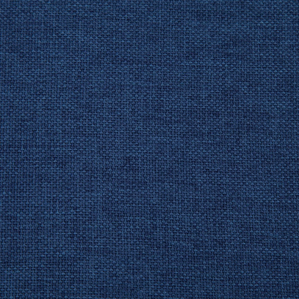 Storage Bench with Storage Compartment 116 Cm Blue Polyester
