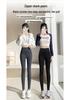 Women's High-Waist Shark Zipper Yoga Pants - Slimming, Hip-Lifting, Spring/Summer Wear