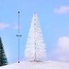 Sisal Snow Landscape Architecture Tree with Small Miniature Christmas Trees for Tabletop Decor Crafts