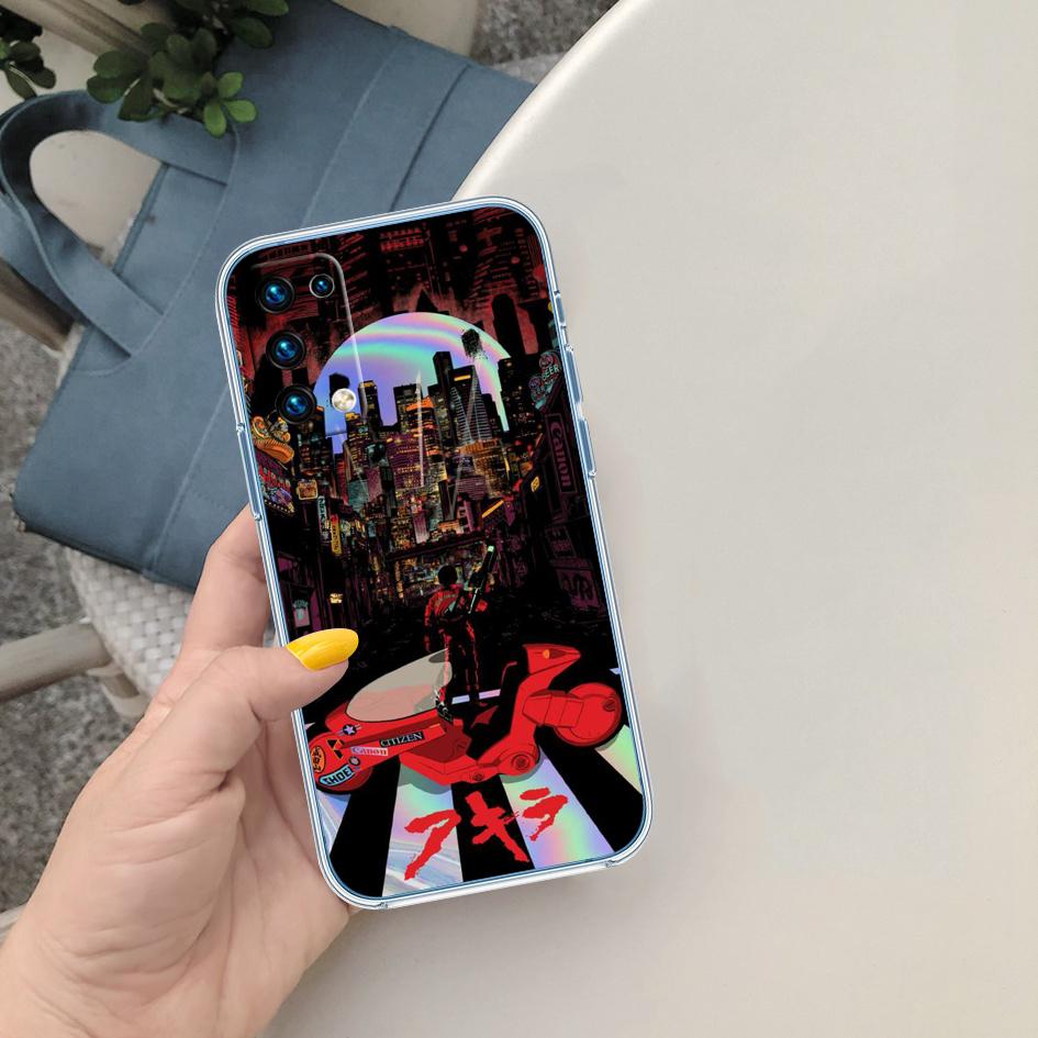 LO2 Akira Anime Weiche durchsichtige Handyhülle für Samsung Galaxy A04 A04S A14 A23 A34 A54 M23 M33 M52 M53