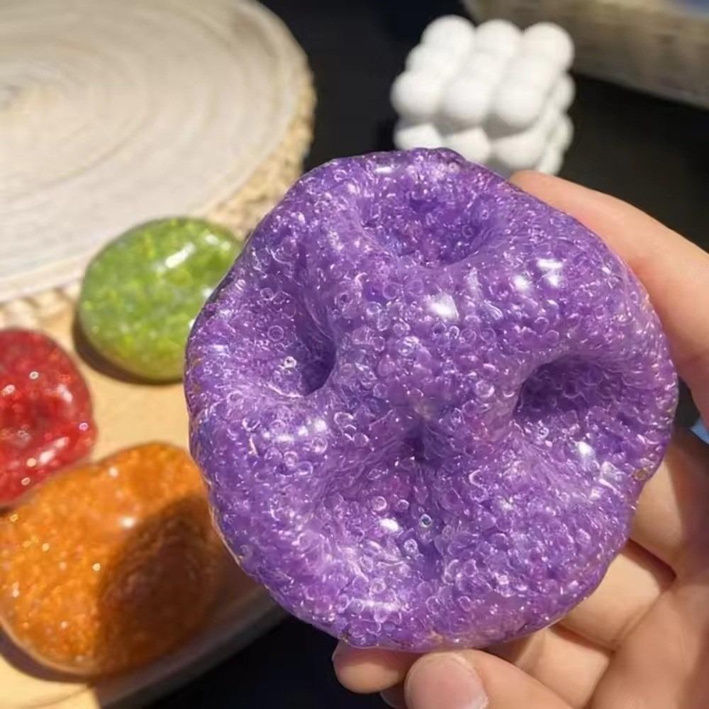 Noise Ball Stress Relief Ball Colorful Squeeze Toy Squishy Shapeable Stress Ball For Hand Exercise