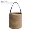 Hanging Basket Round Multi-purpose Woven Wall Rope Basket for Home