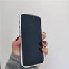 Brushed Silver Drop-Proof Case for iPhone 13/14Pro/15/16 Pro Max/17Pro