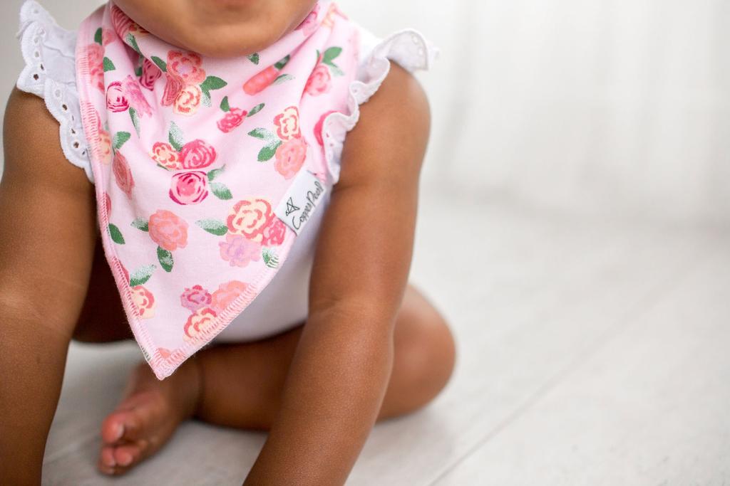 Copper Pearl Baby One Size Bib, Amelia,