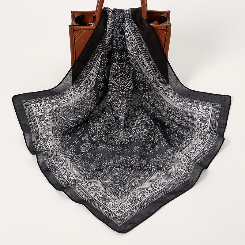 Mode Hip Hop Bandana Outdoor Unisex Schwarzes Haarband Halstuch Kopfbedeckung Handgelenkbandagen Kopftuch Quadratische Schals Taschentuch mit Aufdruck