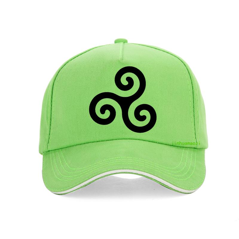 Witchcraft Vortex Hat Viking Triskelion Celtic Knot Spiral Triskele Baseball Cap Vintage Ancient Celtics Symbol Unisex Hats Bone