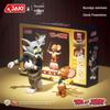 Jiaqi Cat and Mouse Classic Building Blocks - Hand-Painted Educational Toy Figures for Kids