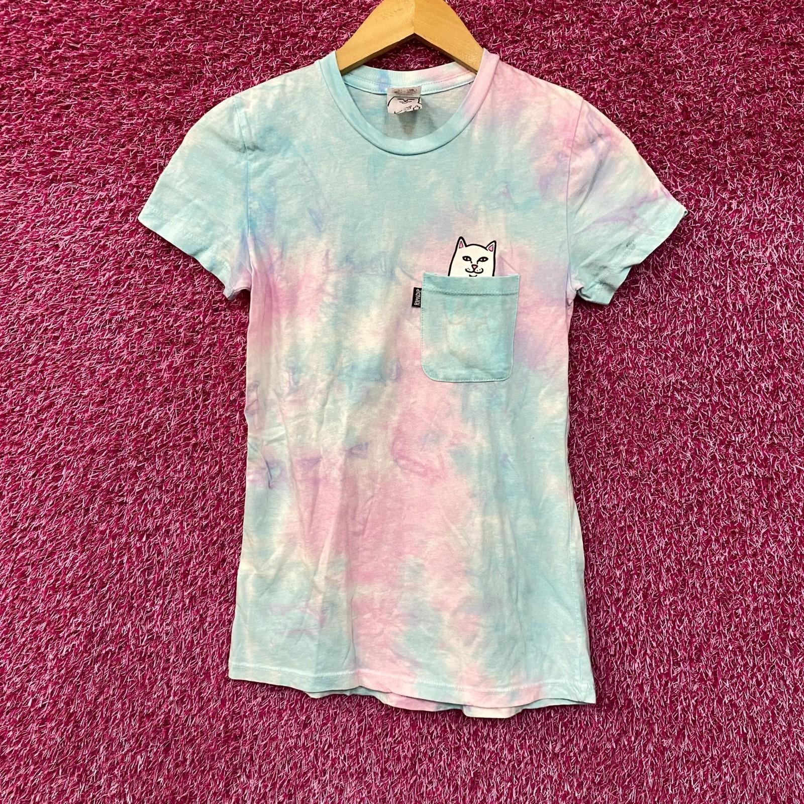 Футболка RIPNDIP Lord Nermal с карманом и сахарной ватой S