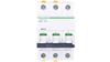 Circuit Breaker 3P D 6A 6kA AC iC60N-D6-3 A9F05306