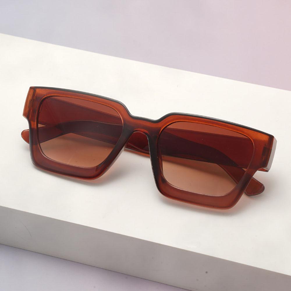 Thick Frame Eyewear Uv-Protection Square Frame Sunglasses Unisex Sunglasses Multi-Purpose Plastic Sunglasses For Outdoor Sports