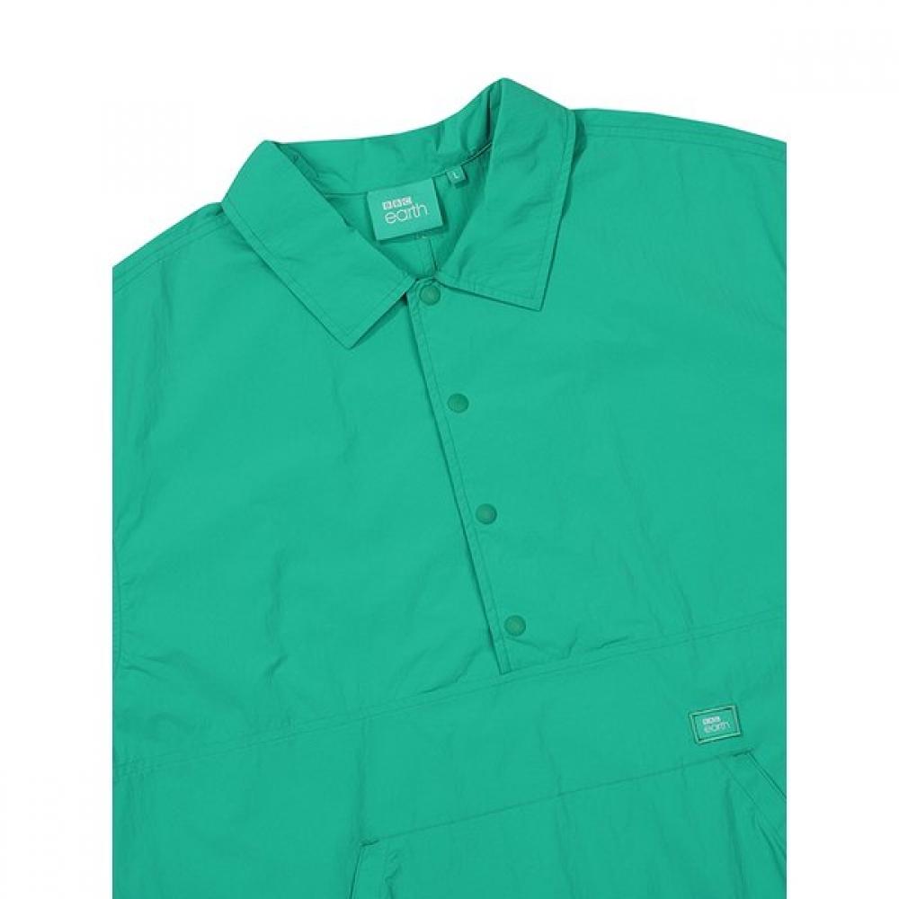 Bbc Earth Short Sleeve Snap Anorak  Green 