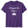 Chapter 60 Page 1 60th Birthday Occasions Mens Womens Graphic Tee