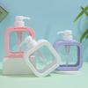 300 ml/500 ml durchsichtige Lotionspenderflasche aus Kunststoff, langlebig, wasserdicht, einfaches Pumpendrücken, transparente, einfache Nachfüllflasche