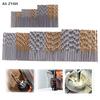 60/120Pcs Drill Set - Suitable For Metal And Wood, 1-3.5mm High Carbon Steel, Round Shank Spiral Groove Design, Durable Woodwork