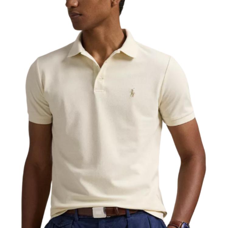 Polo Ralph Lauren Classic Fit Logo Embroidered Cotton Short Sleeve Polo Shirt Men tops 710952959-017