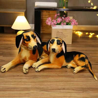 Simulation German Shepherd Dog Plush Toys Lovely Military Dog Dolls Stuffed Soft Animal Pillow Birthday Gift for Kids