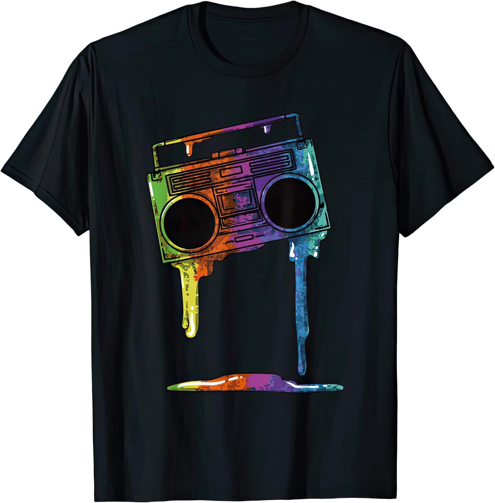 Old School Hip Hop Boombox T shirt 3XL