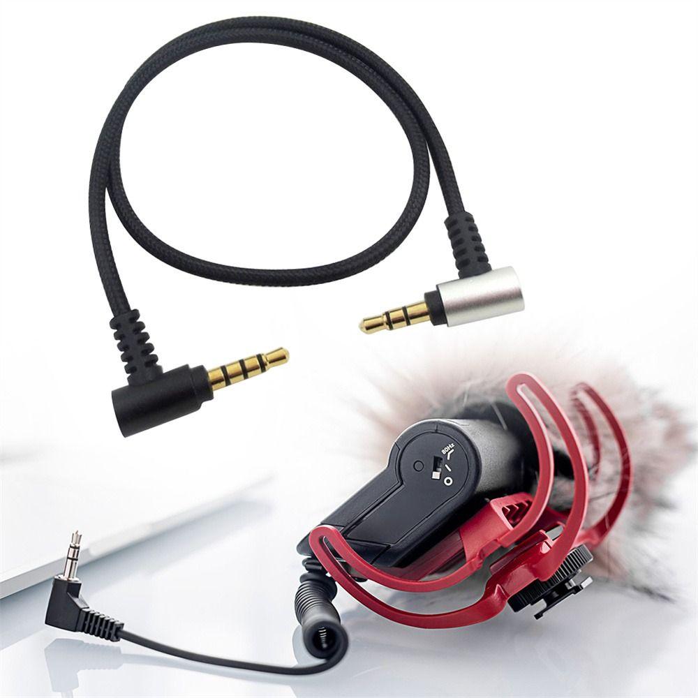 Phone Supplies TRS to TRRS Cable 3.5mm Microphone Adapter Tablet Mic Converter Microphone Cable