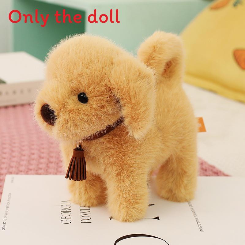 Cuter Husky Poodle Plush Dog With Tassel Necklace Decor For Kids Collection Gift