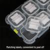 6-Compartment Plastic Food Sample Retention Box