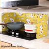 Zhaoran Kitchen Oil Splash Guard with Yellow Cat Design