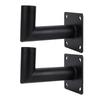 2Pcs 90 Degree Wall Mount Bracket Alloy Steel L Shaped Bracket for Outdoor Flood Lights