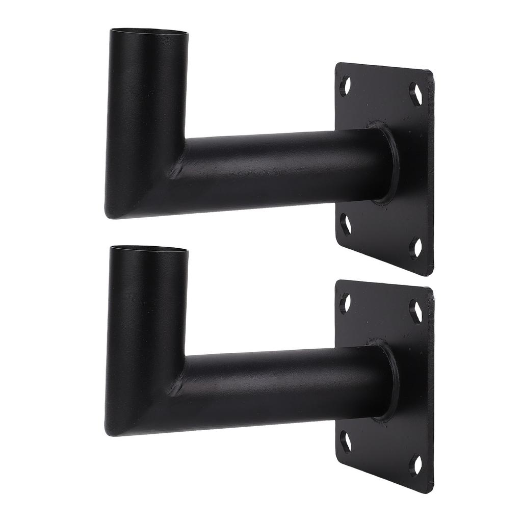2Pcs 90 Degree Wall Mount Bracket Alloy Steel L Shaped Bracket for Outdoor Flood Lights