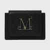 Main Symbol Metal Logo Saffiano Accordion Wallet (M Logo)