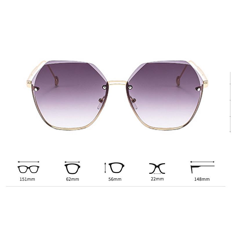 New Style Sunglasses For Women Without Frame Cutting Edge Sunglasses For Women Uv Proof Driving Glasses Trendy Women 9902