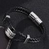 New High Quailty Jewelry Bracelet Bangle Genuine Leather Hand Chain Buckle Friendship Men Women Bracelet Gift
