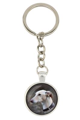 Greyhound, English Greyhound - Keychain with Your Photo, Key Decoration, Bag Pendant from Brand
