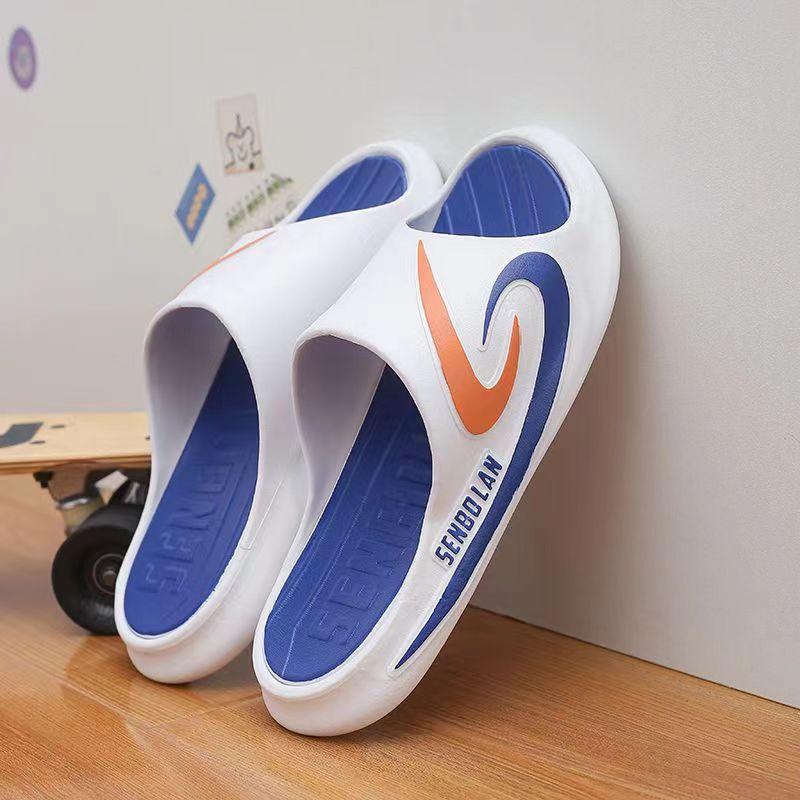 Stylish Men's Summer Indoor Bath Slippers Non-Slip Durable Odor-Resistant Outdoor Athletic Comfortable Sandals