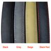 Uninersal Braid On Car Steering Wheel Cover For 37 - 38 CM 14.5"-15" Anti-slip M Size Steering-Wheel Car Styling Carpet