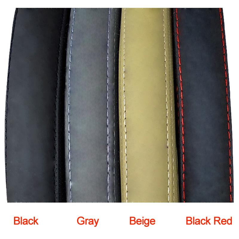 Uninersal Braid on Car Steering Wheel Cover For 37 - 38 CM 14.5"-15" Anti-slip M Size Steering-Wheel Car Styling Carpet