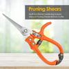 Multi-functional Garden Scissors Manual with Safety Buckle Stainless Steel Spring Gardening Pruning Shear Branch Plant Cutter