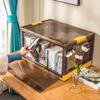 Foldable Transparent 5-Door Storage Box for Clothes, Quilts, Books, and Toys