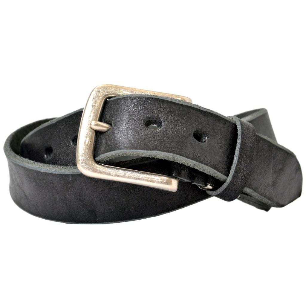 CODEL atelierCODEL Men's Casual Belt, Genuine Leather, Pin Buckle, Tochigi Leather, Adjustable Length, Made in Japan, Gift (Black)