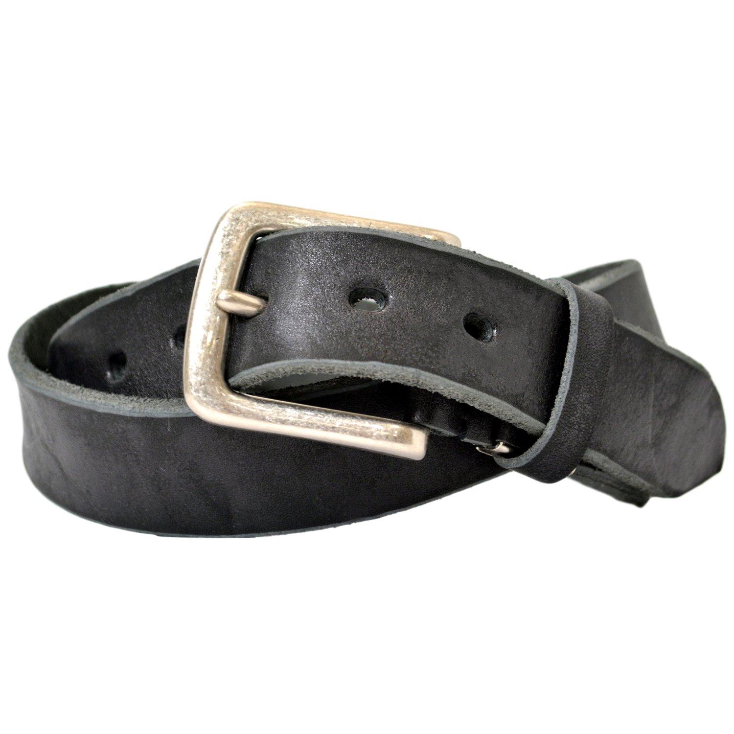 

atelierCODEL Повседневный кожаный ремень из кожи Точиги для мужчин, (черный) чёрный